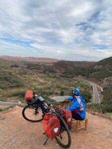 a morccan cyclist journey across africa 1