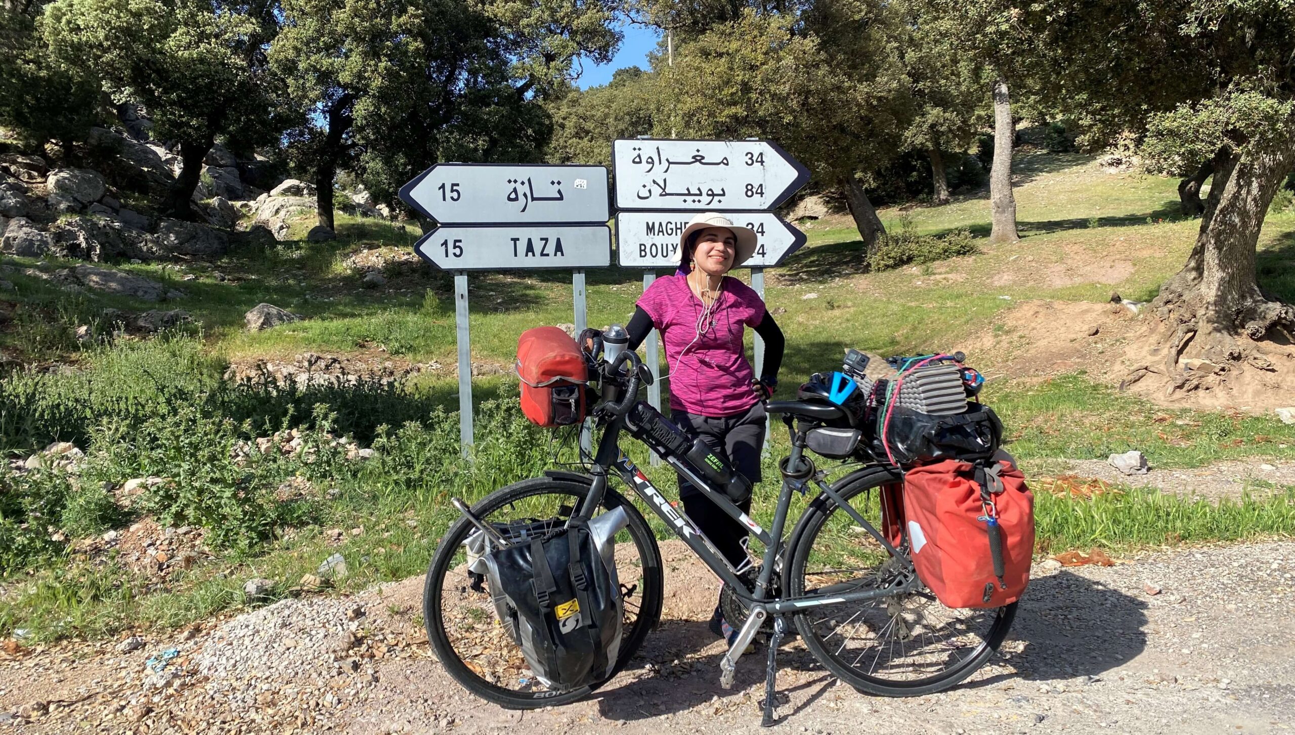 a moroccan cyclist journey across africa