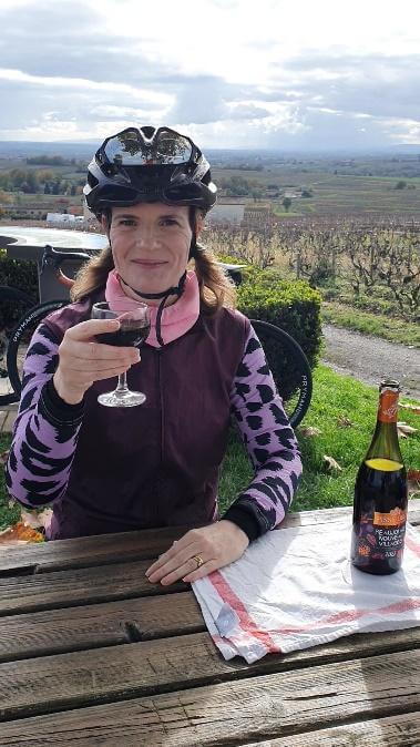 Cycling in France with Tania
