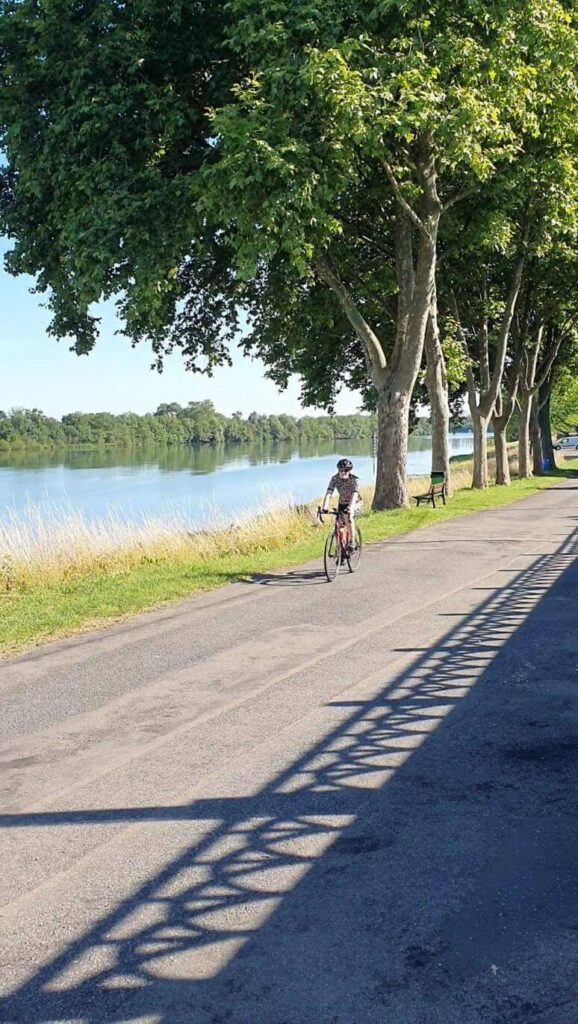 Cycling in France with Tania