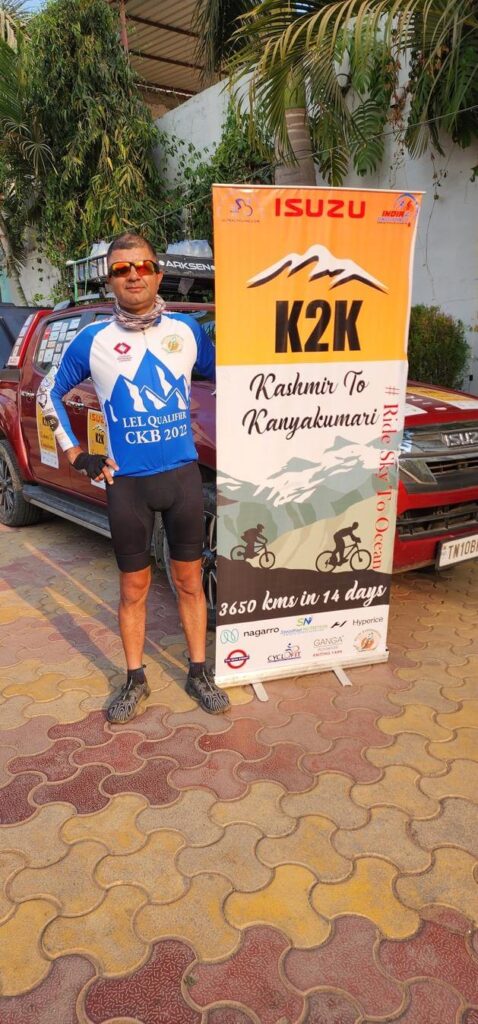 Kashmir to Kanyakumari - K2K Cycling Ultramarathon