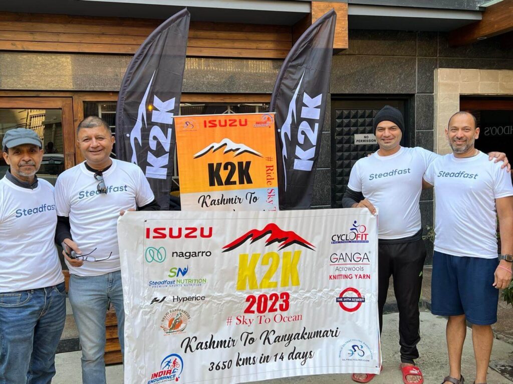 Kashmir to Kanyakumari - K2K Cycling Ultramarathon