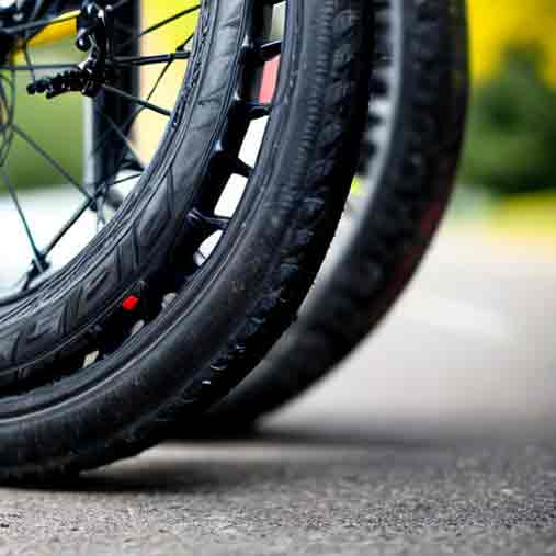 Why do bike tires go flat when not in use?