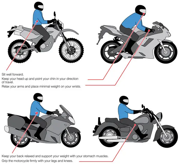 Motorcycle Riding Position Comparison